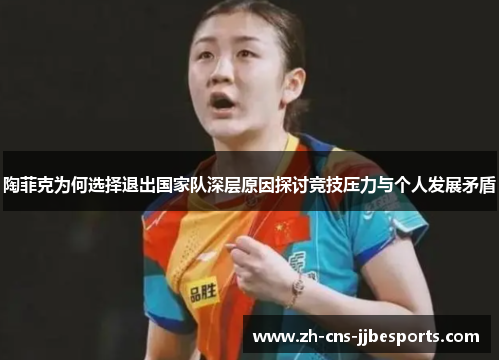 陶菲克为何选择退出国家队深层原因探讨竞技压力与个人发展矛盾